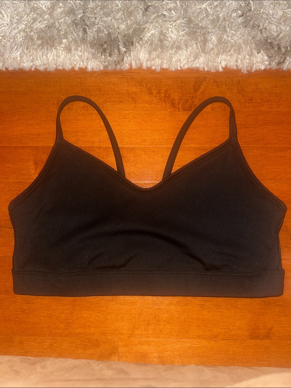 GAP Black Thin Strap Sports Bra